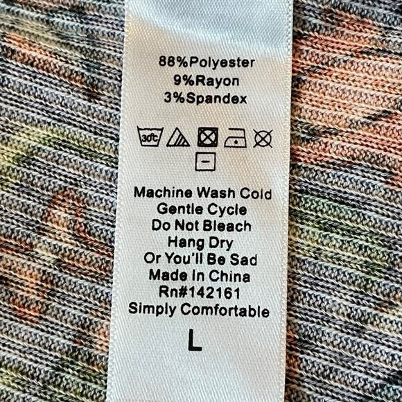 LuLaRoe Simply Comfortable Purple Floral Open Front Duster Cardigan Size Large - Picture 5 of 8